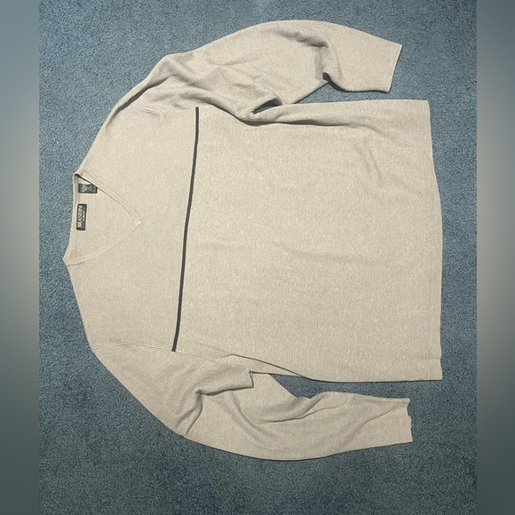 Brandini Men’s V Neck Long Sleeve Sweater Size XL RN 13711 - Picture 2 of 4